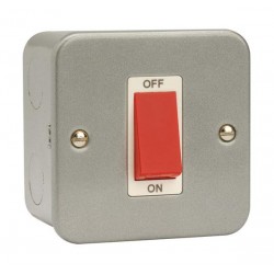 45AMP D.P 1GANG SWITCH METALCLAD SURFACE